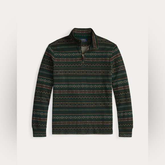 POLO RALPH LAUREN ESTATE-RIB QUARTER-ZIP PULLOVER - Picture 8 of 9